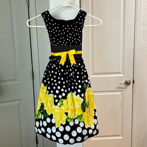 Girls sleeveless party dress. Perfect for Easter and other special occasions